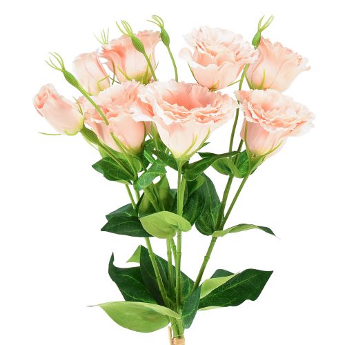 Fleurs artificielles Eustoma Lisianthus rose 52cm 5 pcs