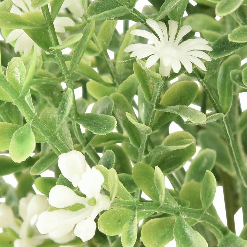 Article Fleurs artificielles blanches Bouquet de fleurs artificielles plante de glace blanche 26cm