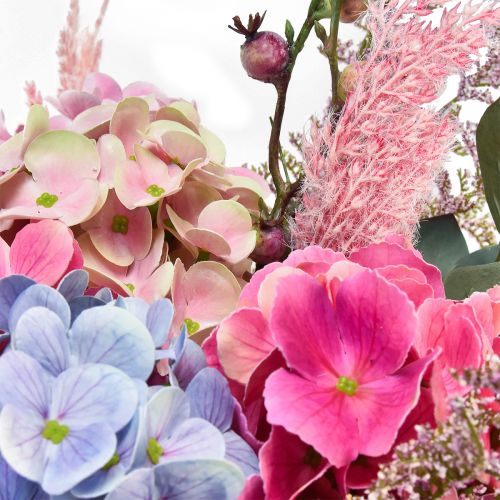 Article Bouquet de fleurs artificielles hortensias artificiels fleurs artificielles 50cm