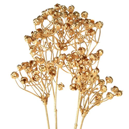 Article Plantes artificielles lin artificiel doré décoration de l&#39;Avent 54cm 4 pcs