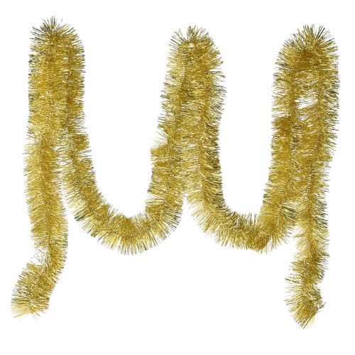Article Guirlande de guirlandes dorées glamour 270 cm – Parfaite pour des décorations festives et élégantes