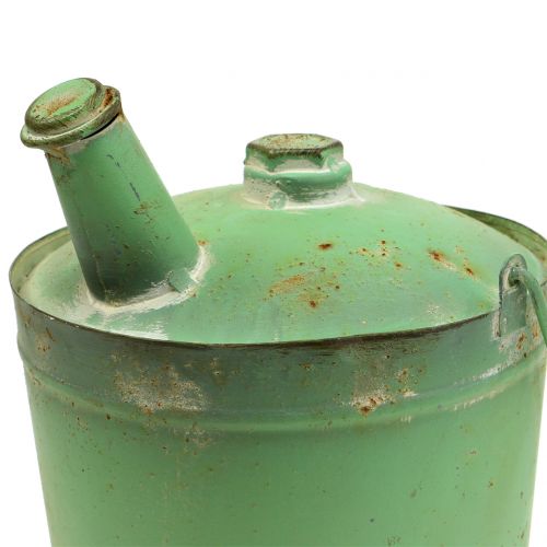 Floristik24 Tonneau à huile nichoir vert antique Ø17cm H23cm