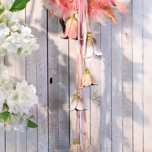 Article Décoration fleurs de muguet en céramique à suspendre Ø5cm 6 pcs