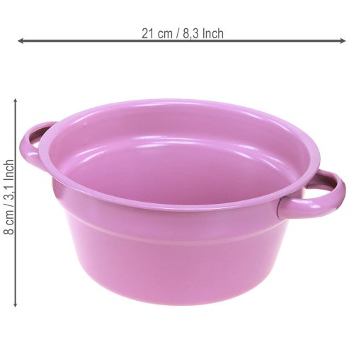 Article Bol décoratif en métal, 4 couleurs printanières, Ø17cm, lot de 4