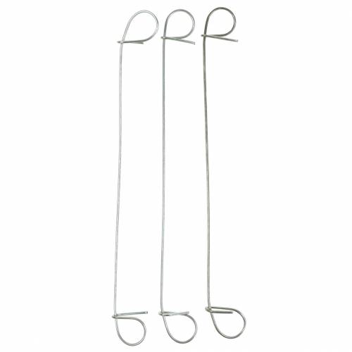 Fil de reliure à œillets argent galvanisé 1mm x 120mm 100 pièces