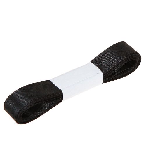 Article Ruban décoratif cadeau ruban noir lisière 15mm 3m 10 pcs
