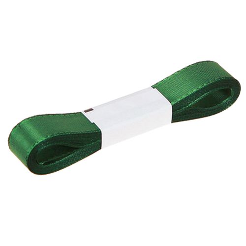Article Ruban décoratif vert lisière cadeau vert foncé 15 mm 3 m x 10 pièces