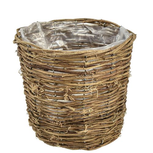 Floristik24 Panier à plantes en pot de vigne naturel 20cmx17cmx14cm