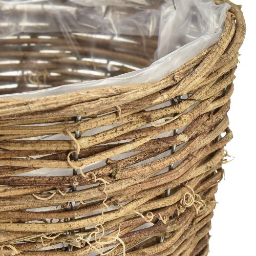 Article Panier à plantes en pot de vigne naturel 20cmx17cmx14cm
