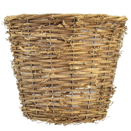 Article Panier à plantes cache-pot jardinière vigne naturelle Ø25cm H22,5cm