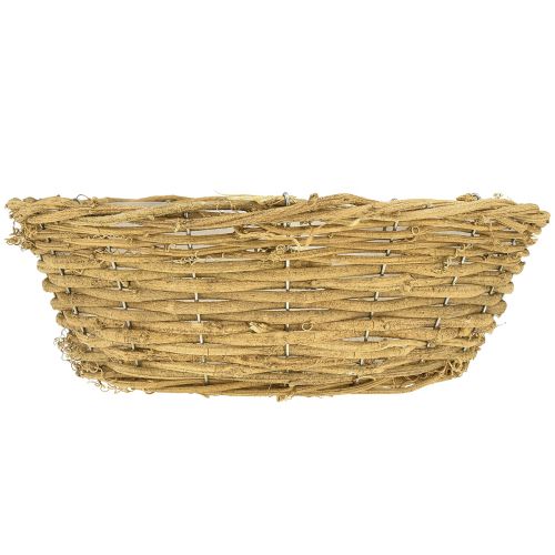 Article Bol à plantes bol décoratif rond vignes naturelles Ø35cm H12cm
