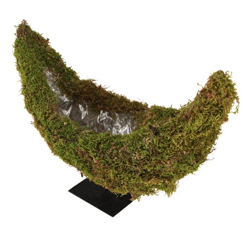 Article Bol à plantes sur socle mousse demi-lune décorative 40×15×30cm