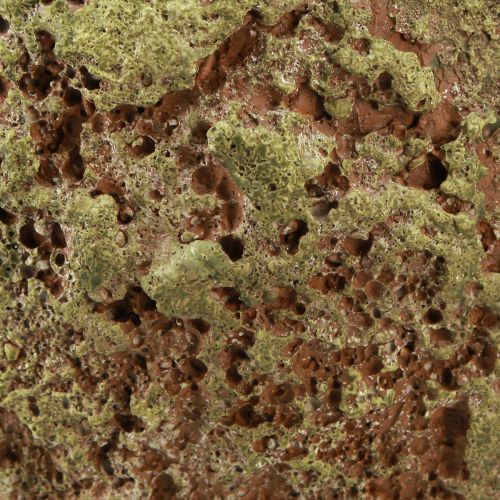 Article Cache-pot jardinière rustique vert marron Ø21cm H19,5cm