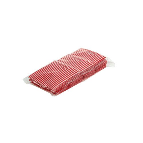 Floristik24 Sac en plastique tri rouge. 6,5 cm x 6,5 cm 12 pièces