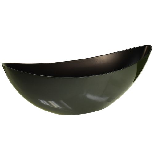 Article Bol bateau élégant en vert foncé - parfait pour planter - 39 cm 2pcs