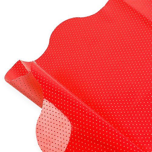 Floristik24 Manchettes Rondella Ø40cm rouge 50pcs