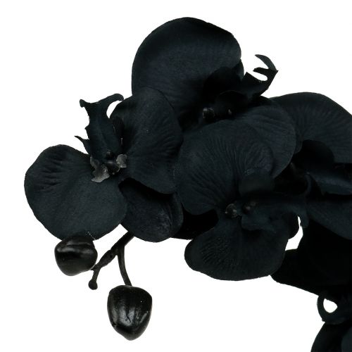 Article Orchidée à décorer Noir 54cm