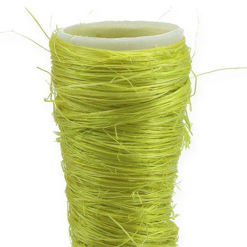 Floristik24 Entonnoir en sisal vert clair Ø 3 cm L. 30 cm 12 p.