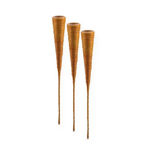 Sac sisal orange Ø3,5cm L40cm 5pcs