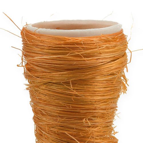 Article Vase pointu en sisal orange Ø 4,5 cm L. 60 cm 5 p.