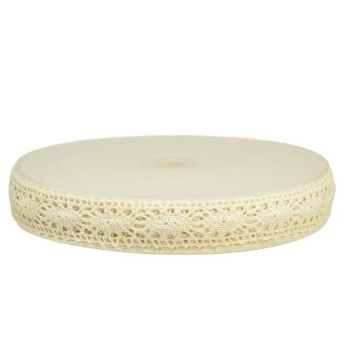 Article Ruban dentelle crème crochet ruban bijoux ruban W18mm L20m