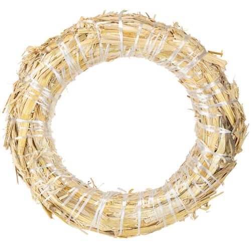 Couronne de paille vierge petite couronne de paille 15 cm 3 cm 10 pièces