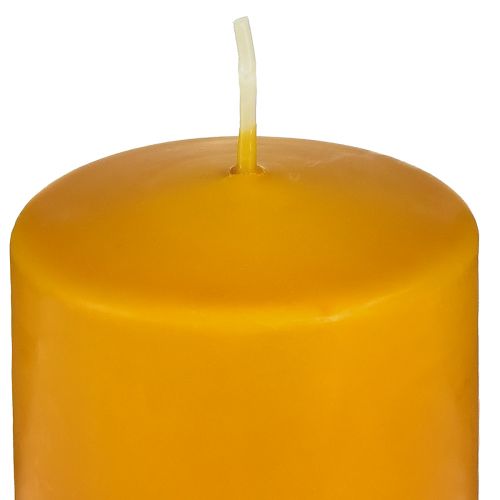 Article Bougie pilier Bougies Wenzel Bougies PURE Miel de stéarine 90x60mm
