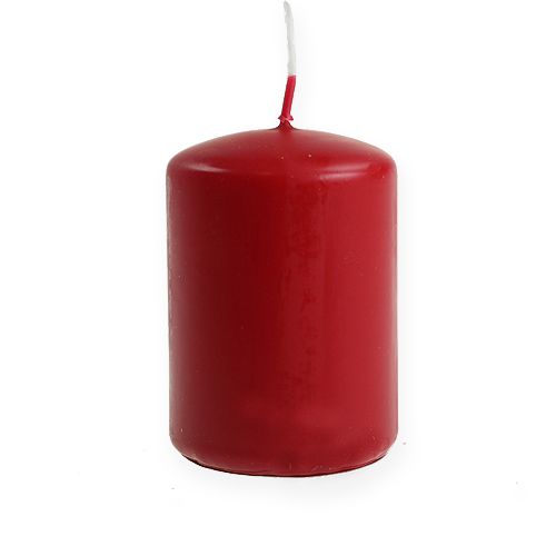 Article Bougies piliers bougies rouges H70mm Ø50mm 12pcs