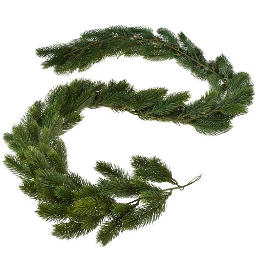 Floristik24 Guirlande de sapin guirlande de Noël ronde nouée vert 190cm
