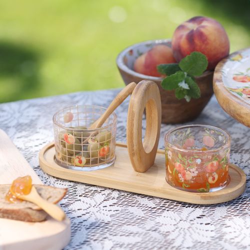 Floristik24 Service à tapas motif pêche décoration de table été 23×9×10,5cm