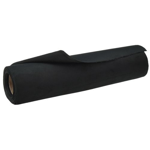 Article Chemin de table en velours noir, tissu décoratif brillant, 28×270cm - chemin de table élégant pour les occasions festives