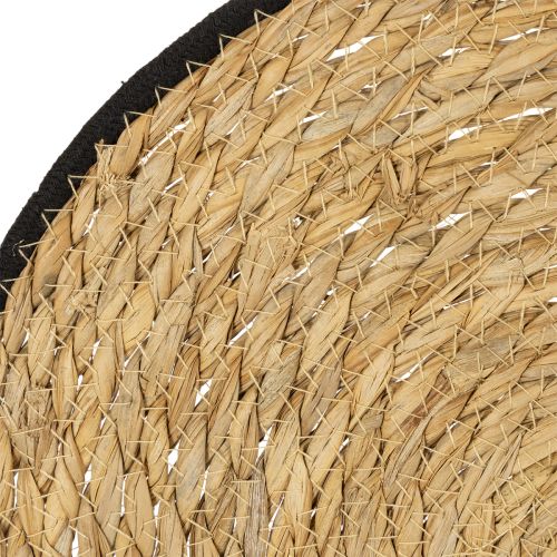 Article Set de table rond en jonc, Ø35cm, lot de 4