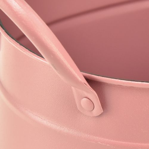 Article Cache-pot ovale en métal rose 24/21/18cm lot de 3 pièces