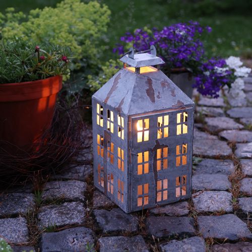 Floristik24 Lanterne décorative vintage en métal maison lumineuse Shabby Chic H35cm