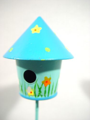 Floristik24 Birdhouse sur la barre 4cm 10pcs