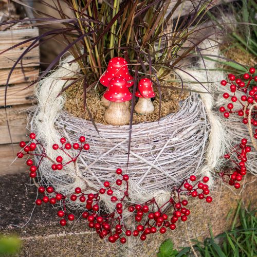 Article Guirlande de Noël guirlande de baies artificielles rouge 180cm