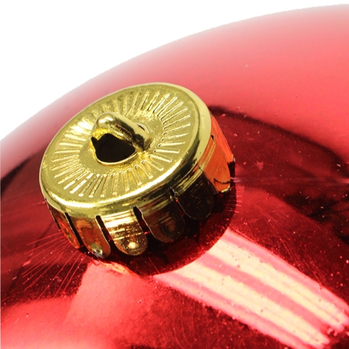 Floristik24 Boule de Noël en plastique grande rouge Ø25cmFaux