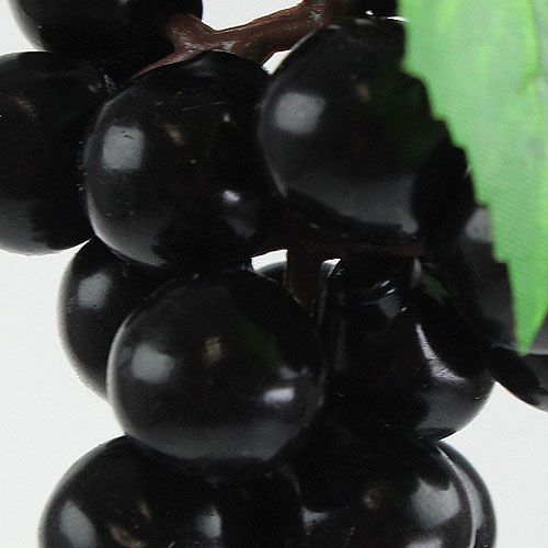 Floristik24 Mini raisins artificiels noirs 9cm