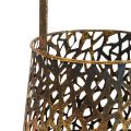 Floristik24 Déco lanterne décoration de table photophore doré antique 14,5cm