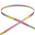 Floristik24 Ruban cadeau ruban arc-en-ciel coloré pastel 10mm 20m