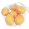 Floristik24 Sucettes alimentaires décoratives citron artificiel 8cm 6pcs