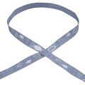 Ruban cadeau poisson ruban bleu clair maritime 15mm 20m | Floristik24.fr