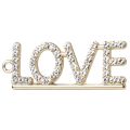 Floristik24 Pendentif décoratif Saint Valentin Amour métal argent 4cm 12pcs