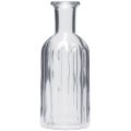 Floristik24 Vase bouteille vase en verre vase haut clair Ø7,5cm H19,5cm