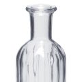 Floristik24 Vase bouteille vase en verre vase haut clair Ø7,5cm H19,5cm