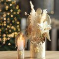Chandelier en forme d'ange en métal doré pour bougie, 50 cm | Floristik24.fr