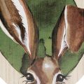 Floristik24 Décoration de Pâques lapins en bois décoration couleur naturelle 33cm×45cm