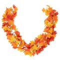 Floristik24 Guirlande de feuilles d'érable artificielles 170 cm en plastique pour décoration intérieure