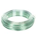 Floristik24 Fil aluminium 2 mm 60 m vert menthe pour bricolage et décoration