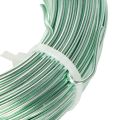 Fil aluminium 2 mm 60 m vert menthe pour bricolage et décoration | Floristik24.fr